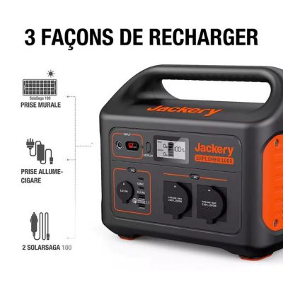 station énergique portable Jackery Explorer 1000