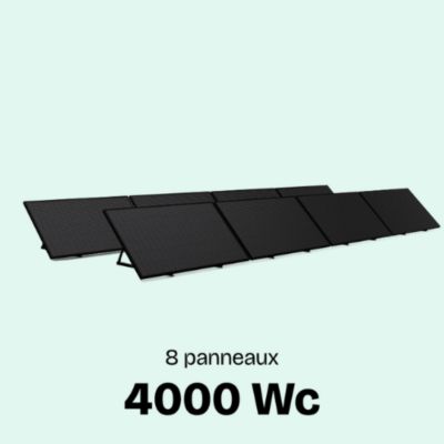 Station solaire Sunethic F4000 Wc, panneau français Voltec Solar