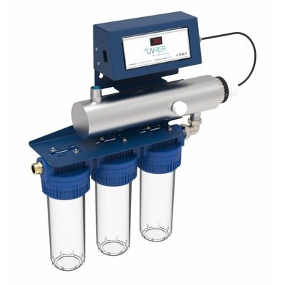 Station UV Modul'eau 3 filtres 3,7 m3/h - stérilisateur UVc