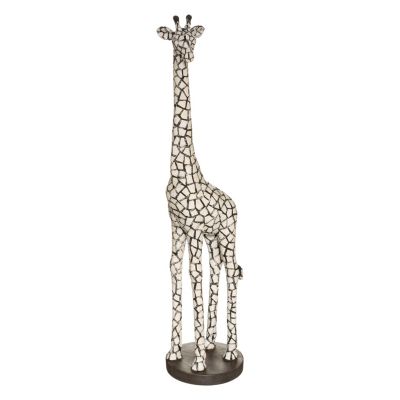 Statue décorative girafe H.89 cm en résine Atmosphera