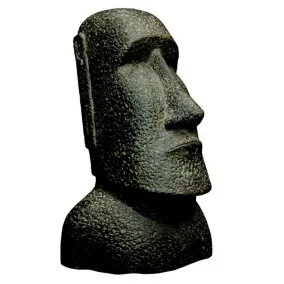 Statue Moaï Penez Herman 46461 en pierre constituée H.150 cm