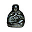 Statue moine assis priant Penez Herman 46394 en pierre reconstituée H.30 cm