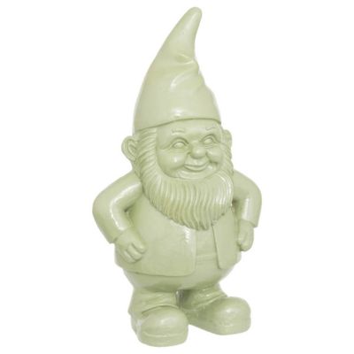 Statue nain de jardin déco extérieur Anao H.42cm résine assorti- Vert- Atmosphera