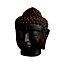 Statue tête de Bouddha Penez Herman 7073387 en pierre reconstituée H.50 cm