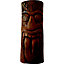 Statue Tiki Haka Penez Herman 7074310 sculptée à la main en cocotier H.100 cm