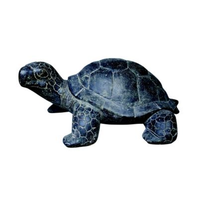 Statue tortue large Penez Herman 7074062 en pierre reconstituée L.60 cm