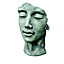 Statue Visage Femme effet pierre H. 50 cm
