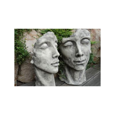 Console D’applique Murale – Tête De Femme En Résine Dorée – 48 Cm – Neuf