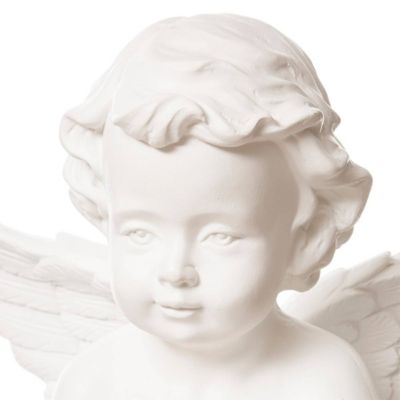 Statuette "Angel" - blanc - H70 cm - Atmosphera