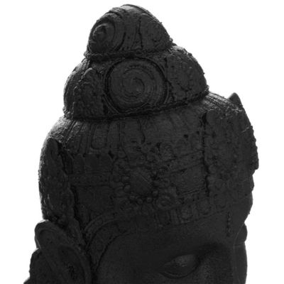 Statuette "Bouddha" en résine H27cm gris - Atmosphera