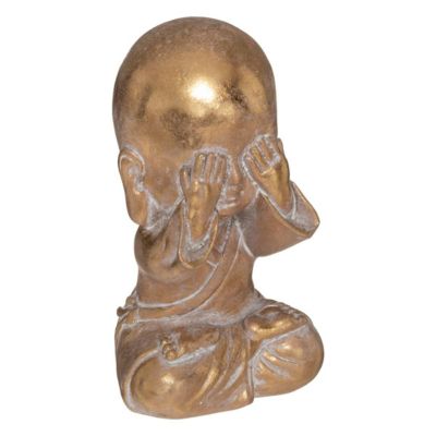 Statuette "Bouddha" - H15 cm - Multicolore- Atmosphera