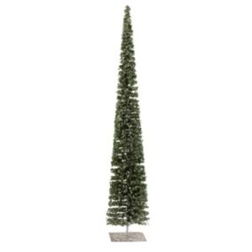 Statuette Déco "Arbre Neige" 80cm Vert