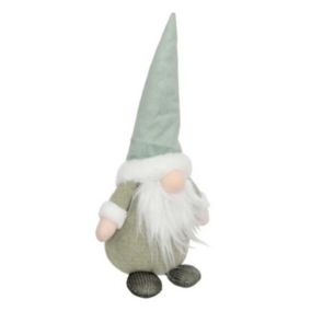 Statuette Déco Noël "Gnome" 36cm Vert