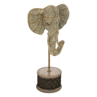 Enesco Statuette Éléphant par Jim Shore Gris