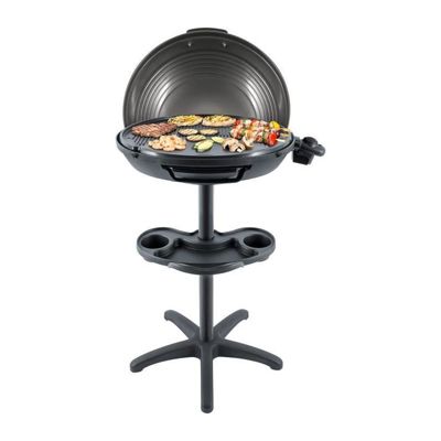 STEBA 061600 VG325 Grill BBQ - 2200 W - Plaque de cuisson XXL diametre 48 cm - Noir et gris