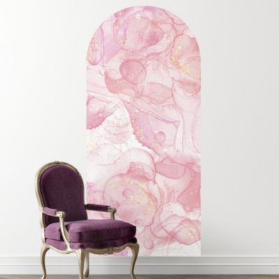 Sticker arche florale pastel 175x80cm