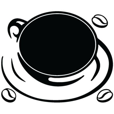 Sticker ardoise tableau noir - stickers muraux adhésif effaçable - CAFÉ CHIC + CRAIE LIQUIDE BLANCHE - 65x80cm