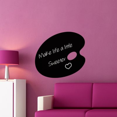 Sticker ardoise tableau noir - stickers muraux adhésif effaçable ...