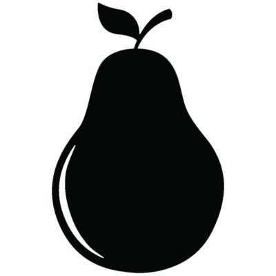 Sticker ardoise tableau noir - stickers muraux adhésif effaçable - POIRE + CRAIE LIQUIDE BLANCHE - 135X85cm