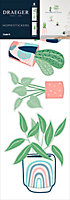 Sticker Cactus pot 24x69 cm