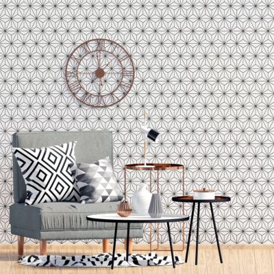 Sticker effet papier peint - ALRIC - 30x30cm