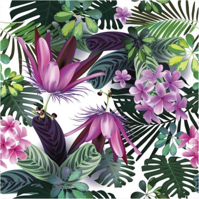 Sticker effet papier peint - UVITA - 30x30cm