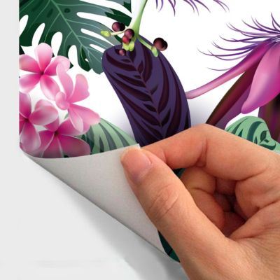 Sticker effet papier peint - UVITA - 30x30cm