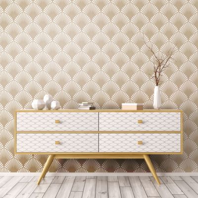 Sticker Autocollant Chevrons Verticaux Pour Douche Salle De Bain