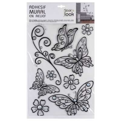 Sticker en relief 30X40- Multicolore- Atmosphera