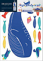 Sticker Enfant Baleine 49x69 cm