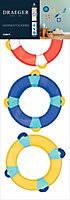 Sticker Enfant Bouée marine 24x69 cm