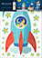 Sticker Enfant Espace 49x69 cm