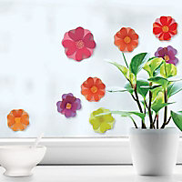 Sticker Fleurs 3D 24 x 36 cm