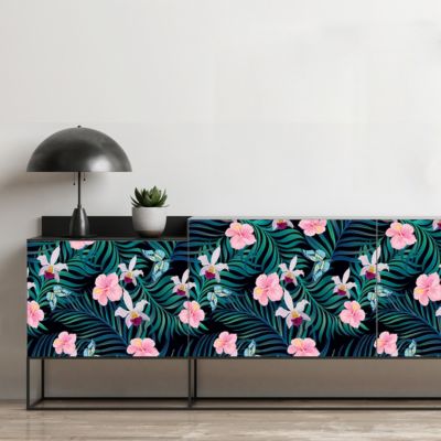 Sticker meuble tropical bingwa 60 x 90 cm
