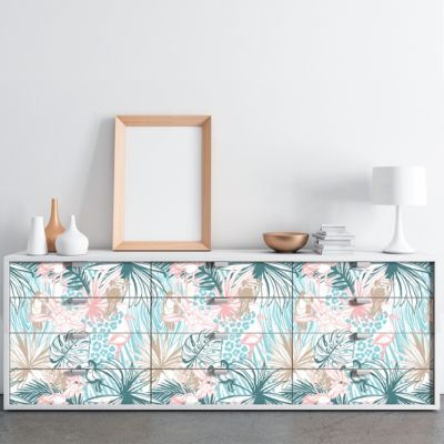 Sticker meuble tropical fatea 60 x 90 cm