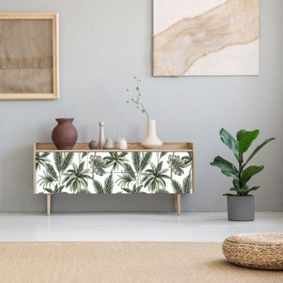 Sticker meuble tropical Papara 40 x 60 cm