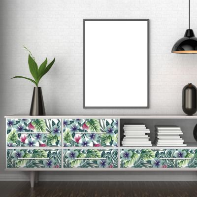 Sticker meuble tropical Tuamotu 40 x 60 cm