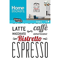 Sticker mur Café lungo
