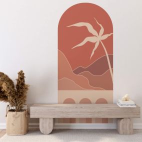 Sticker mural arche  terracotta 175x80cm