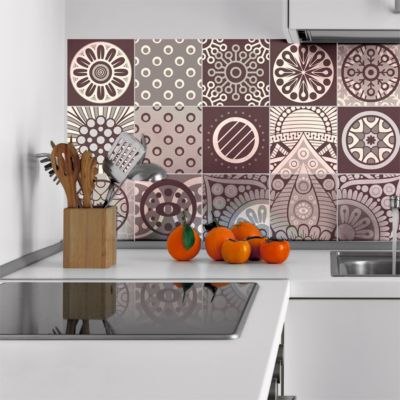 50 Stickers Carrelage Autocollant Adhésif - Effet 3D Marbre, 30x60 Cm, PVC Waterproof, Pour Cuisine/salle De Bain