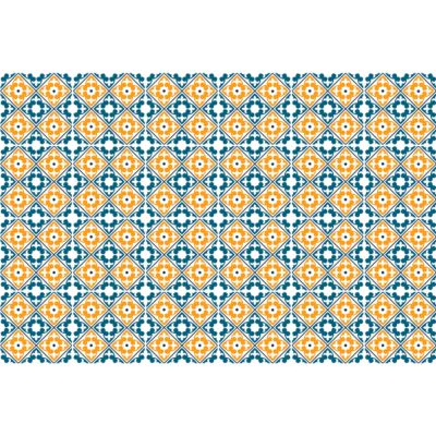 Sticker Mural Carrelage adhésif Cuisine Salle de Bain - 24 STICKERS CARREAUX DE CIMENT AZULEJOS ARTI - 24stickers15x15cm