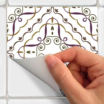 Sticker Mural Carrelage adhésif Cuisine Salle de Bain - 24 STICKERS ...