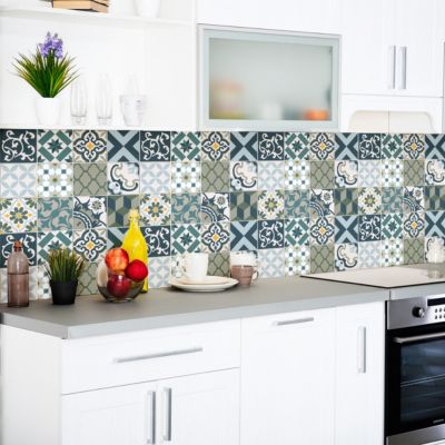 Kiwistar - Set 007 - Autocollants Pour Carrelage - 4,7 X 19,9 Cm