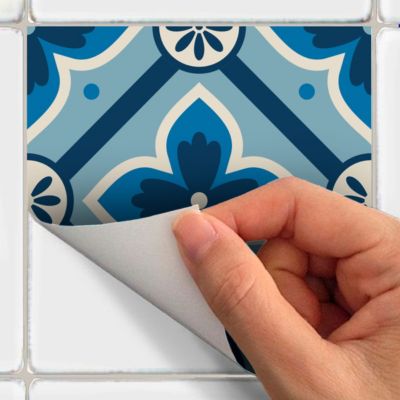 60 Pièces Stickers Muraux Carrelage Sticker Mural Mandala Dosseret