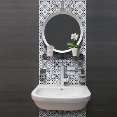 Sticker Mural Carrelage adhésif Cuisine Salle de Bain - 24 STICKERS CARRELAGES AZULEJOS BARTOLI - 24stickers15x15cm