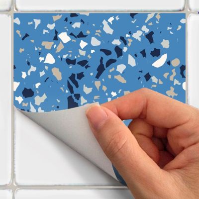 Carreaux Adhesif Salle De Bain Credence Adhesive Pour Cuisine Marbre Vert Menthe Stickers Muraux Cuisine Impermable Carrelage Adhesif Mural 10 Pices 30x30cm - Bricolage Carreau Adhesif Mural Cuisine