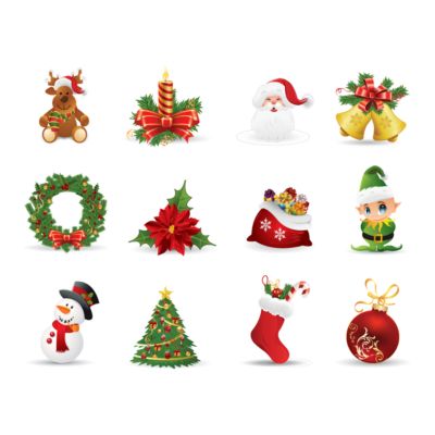 Sticker Noël décorations de Noël - Autocollants stickers adhésifs noël - décoration fêtes - 40x50cm