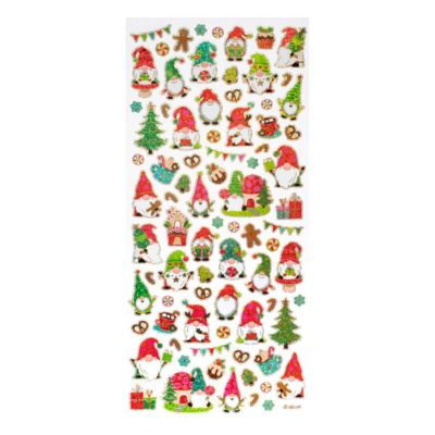 Sticker pn bn gnome 3ass 35x14 - feeric lights & christmas