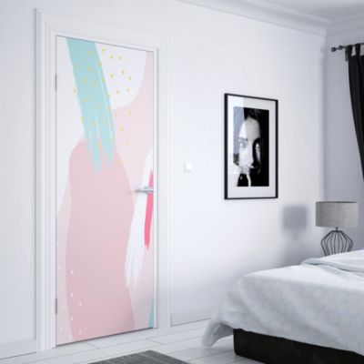 Sticker Porte Abstrait 204 x 83 cm