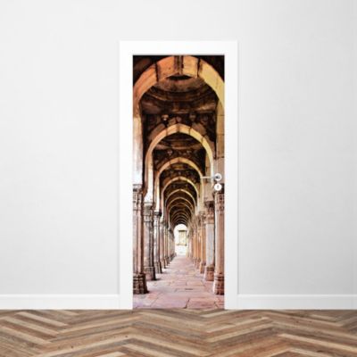 Sticker Porte Allée Colonnes 204 x 73 cm